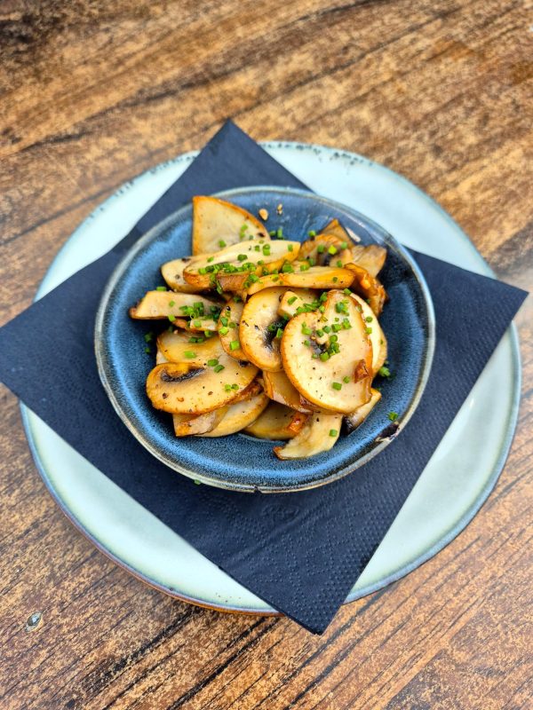 Extra portie gebakken champignons