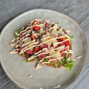 Brood met carpaccio